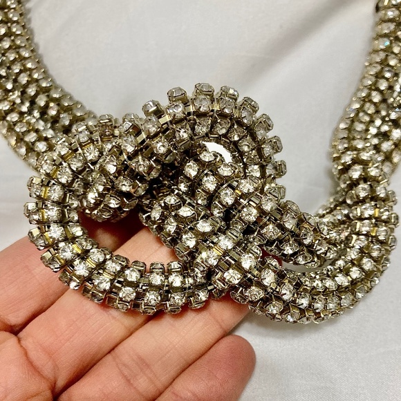 Rope rhinestone choker - Picture 2 of 3